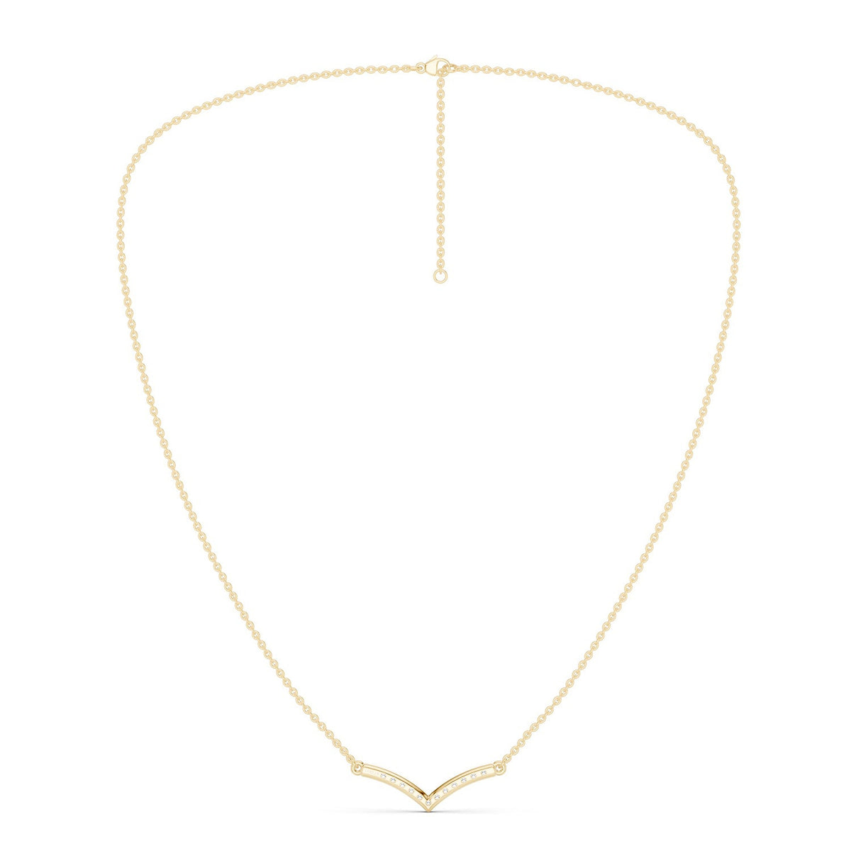 Ascending Chevron Necklace
