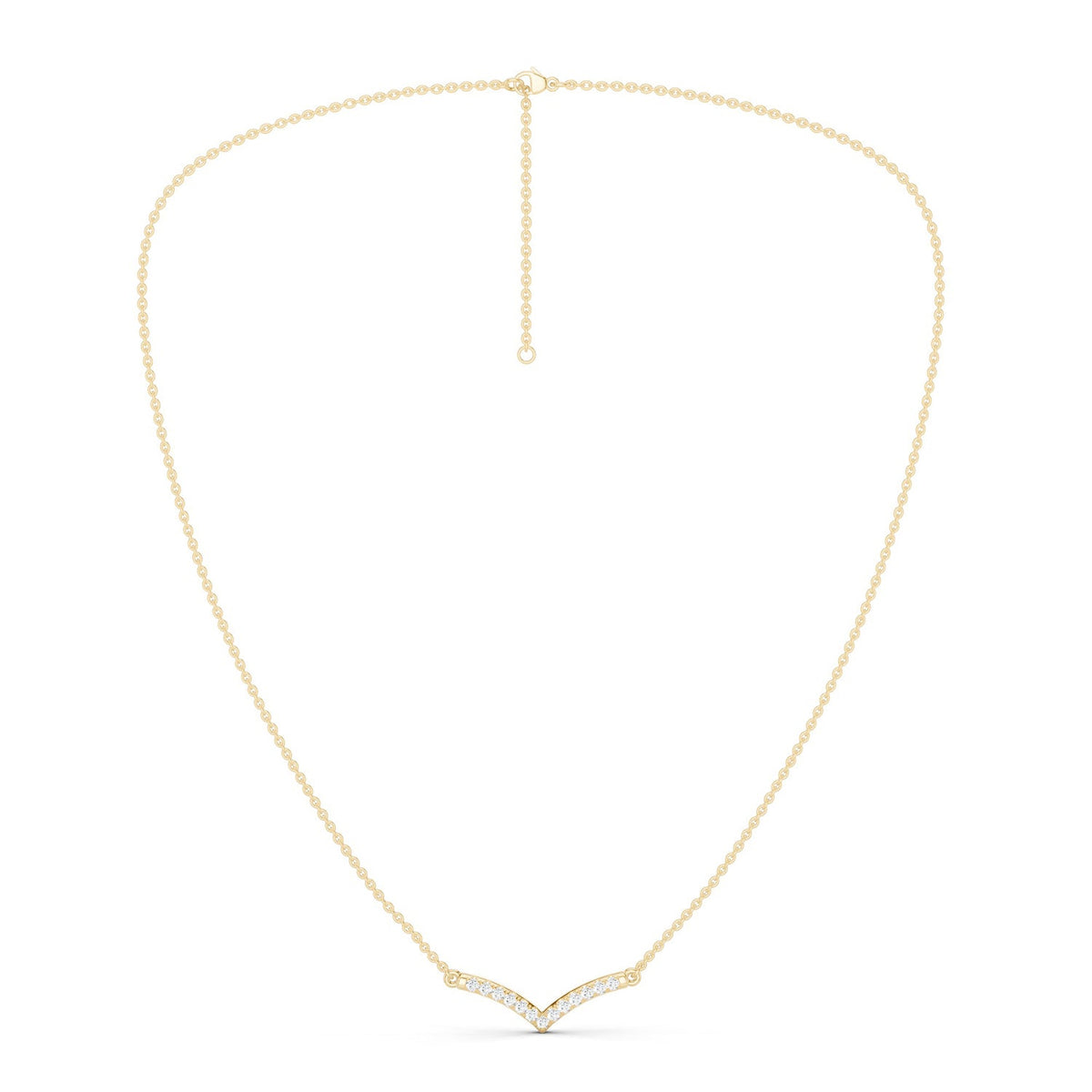 Ascending Chevron Necklace