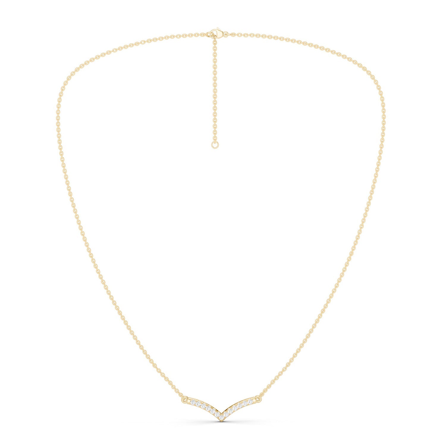 Ascending Chevron Necklace