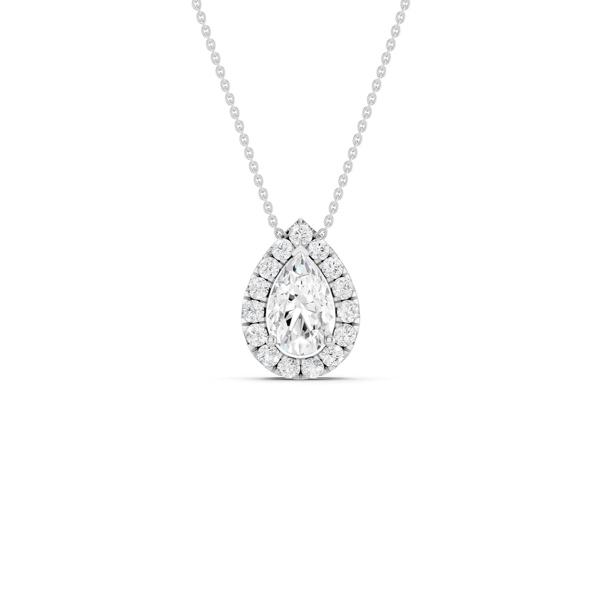 Dewdrop Halo Necklace