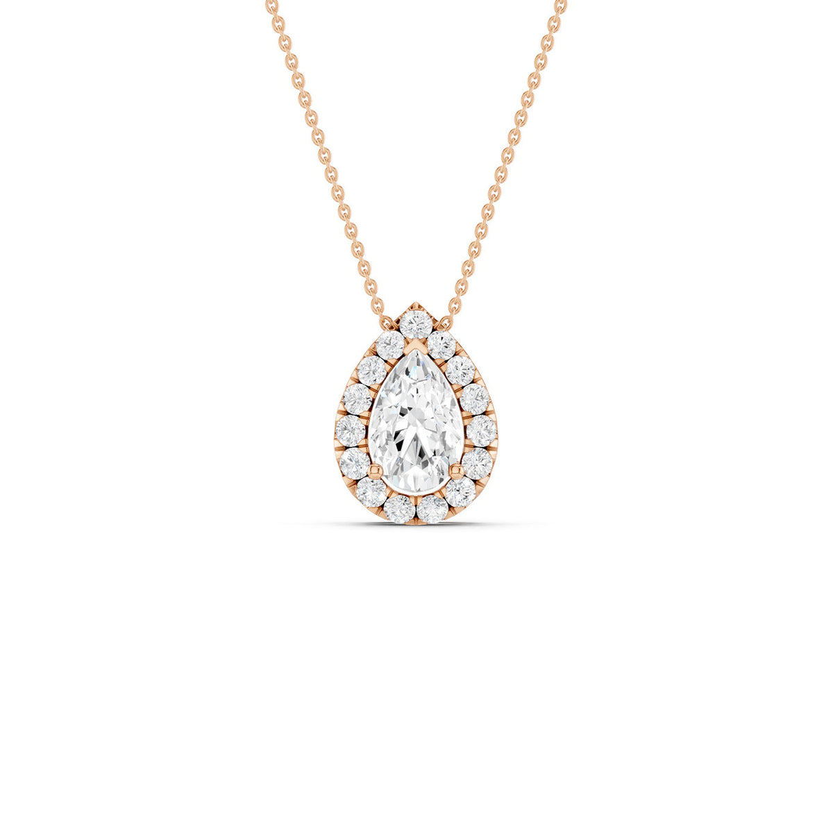 Dewdrop Halo Necklace