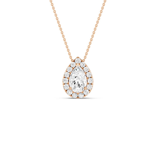 Dewdrop Halo Necklace