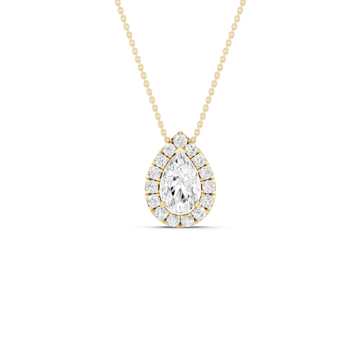Dewdrop Halo Necklace