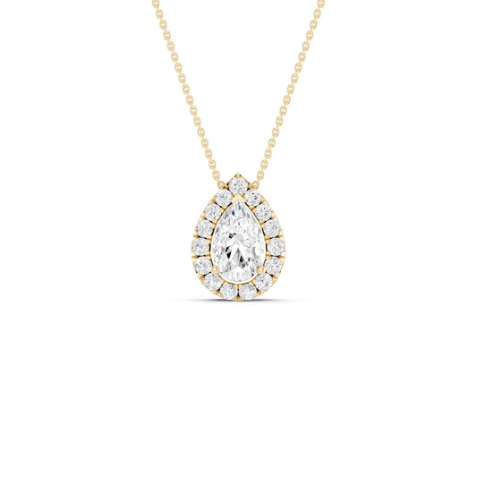 Dewdrop Halo Necklace