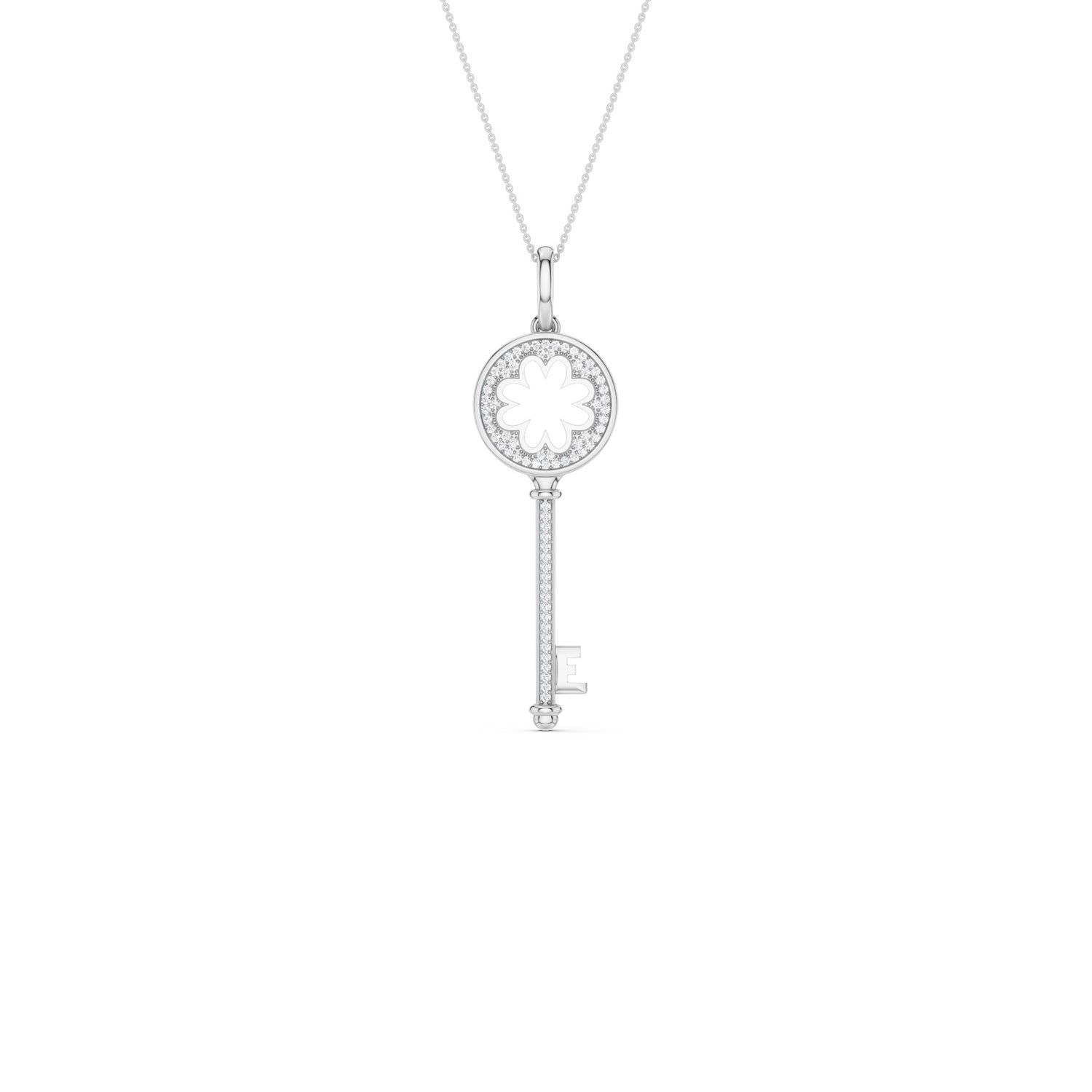 Blooming Key Necklace