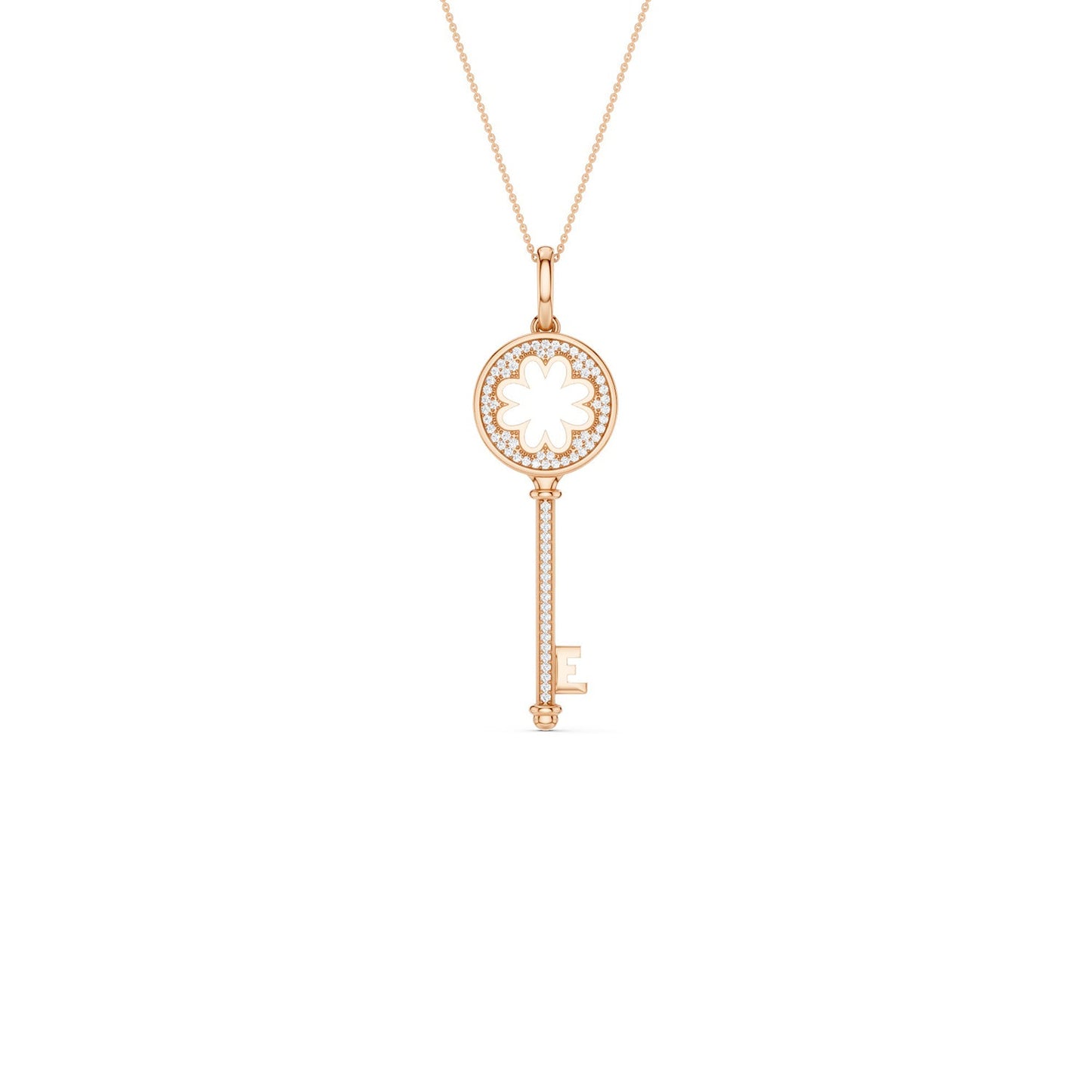 Blooming Key Necklace