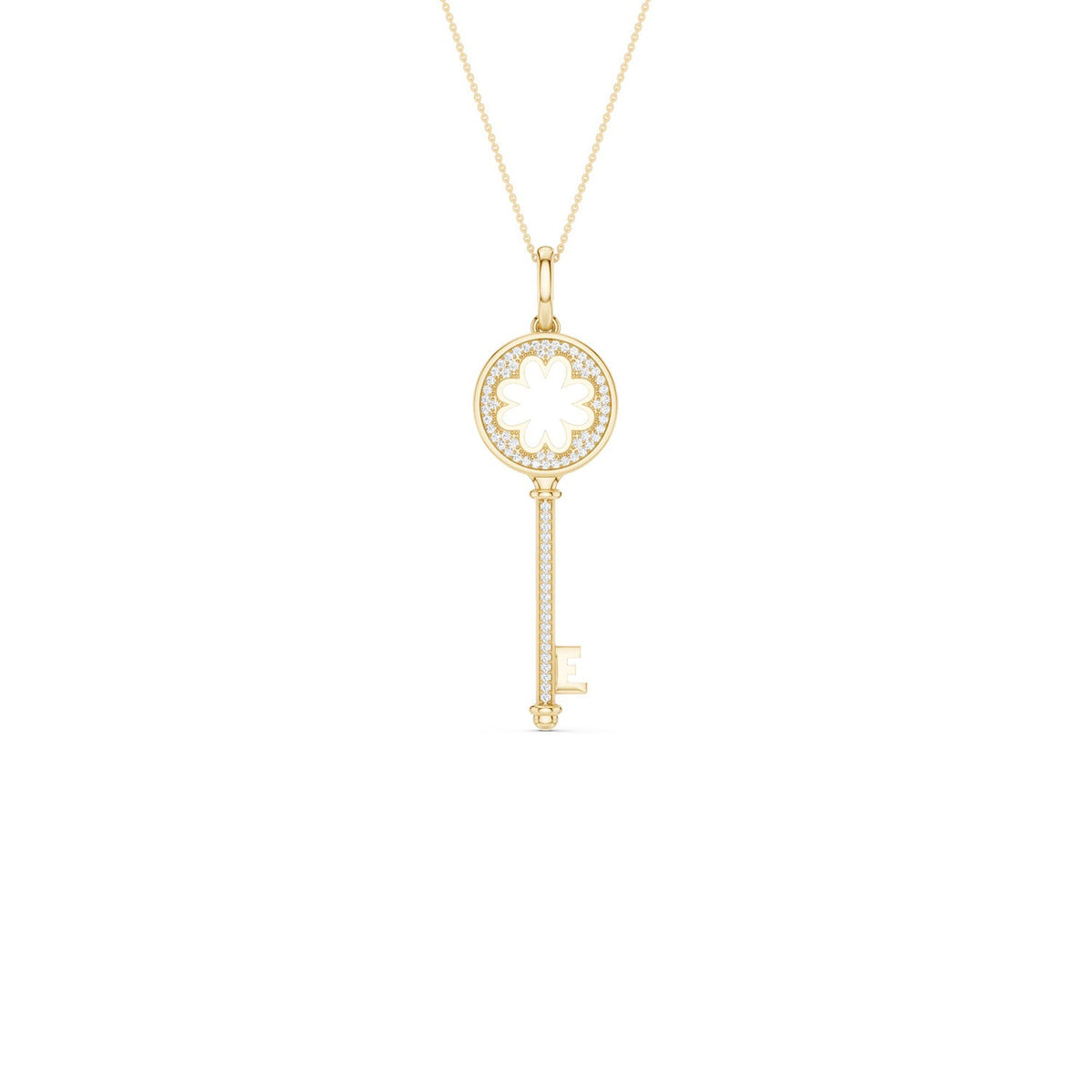 Blooming Key Necklace