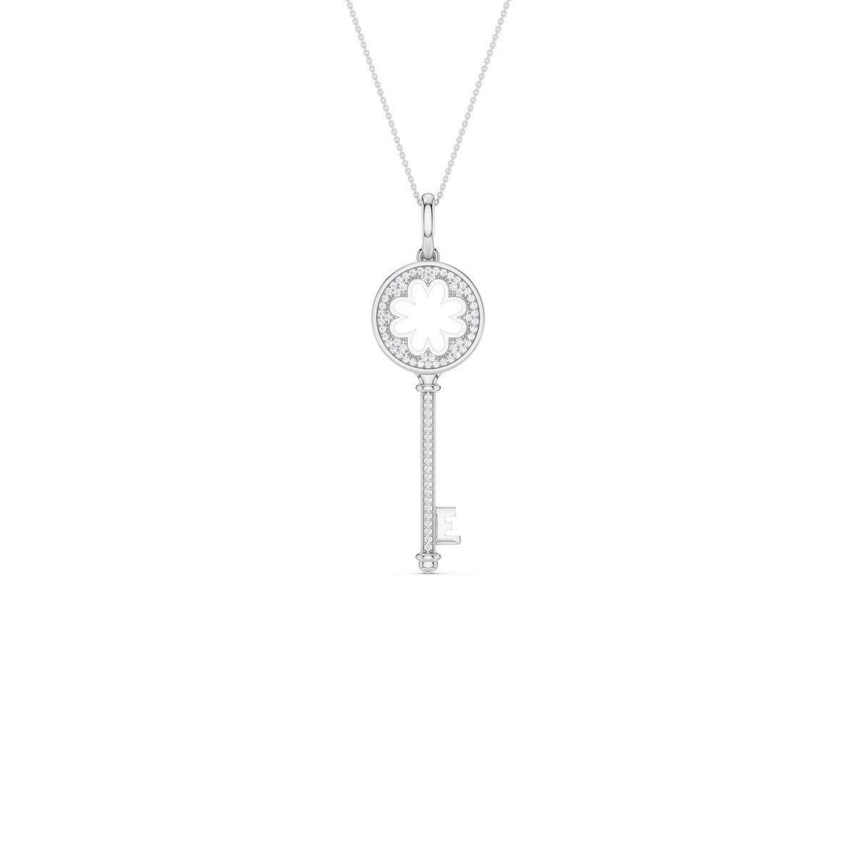 Blooming Key Necklace