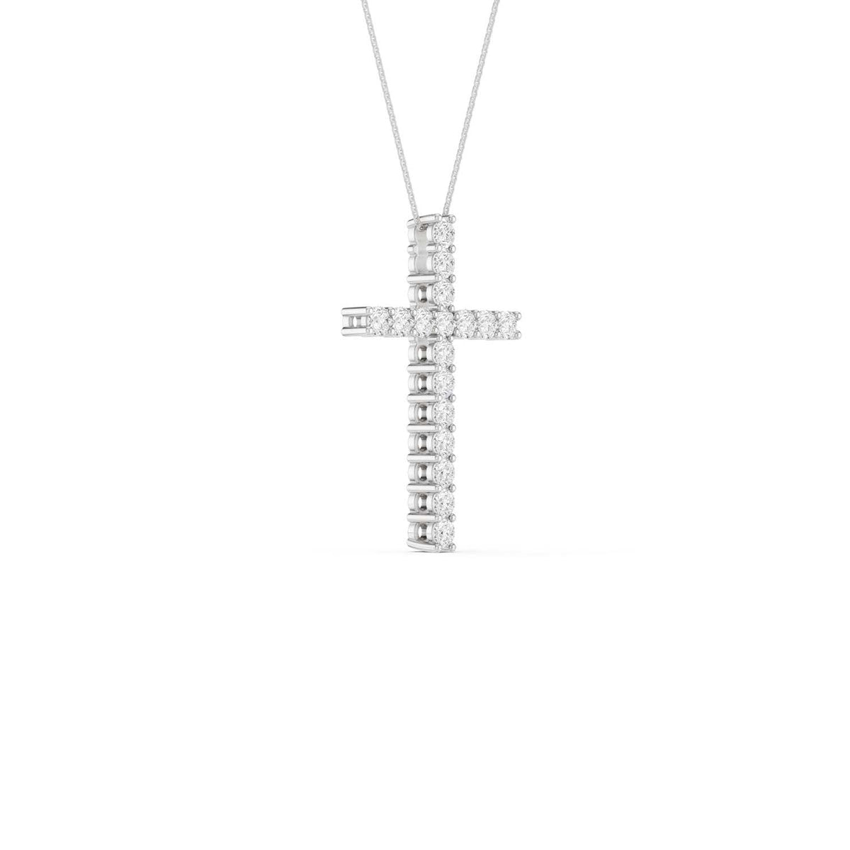 Signature Diamond Cross Necklace