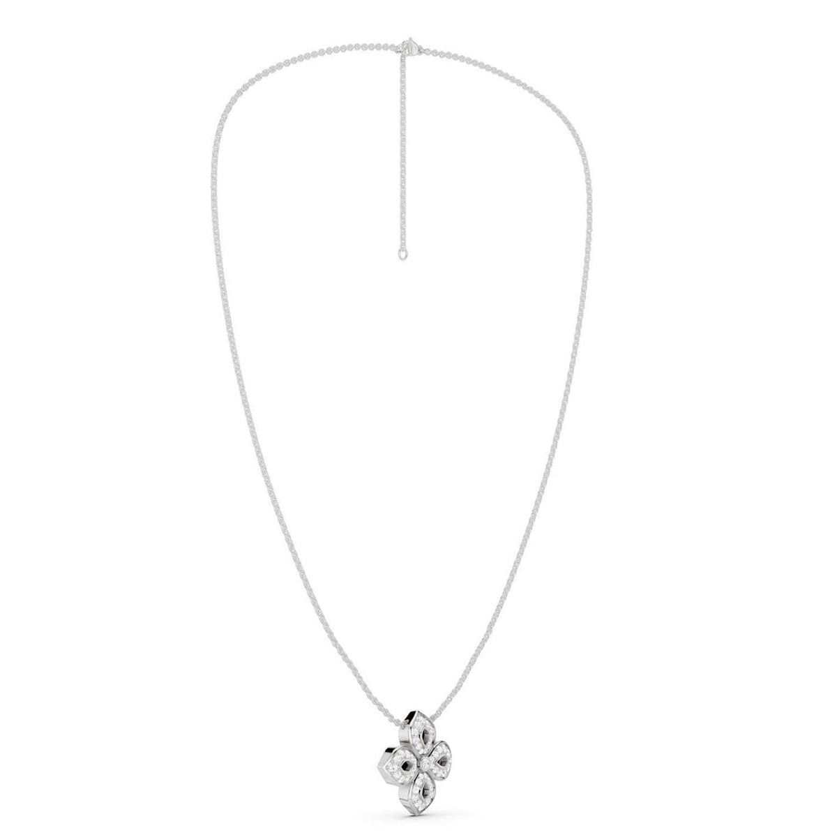 La Fleur Diamond Silhouette Necklace