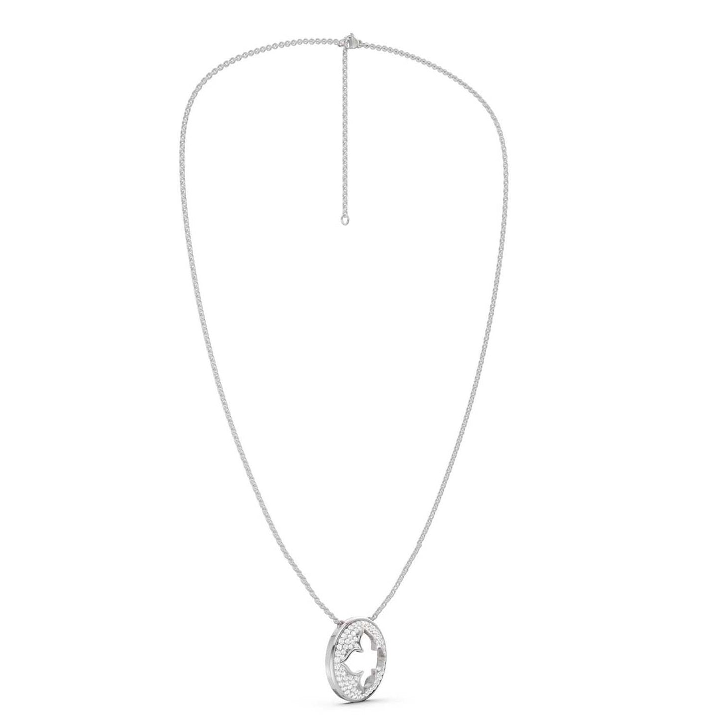 La Fleur Diamond Groove Necklace