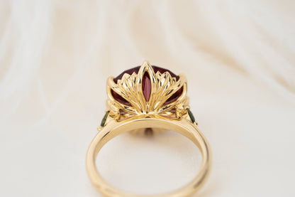 the-secret-garden-ring-6-72ct-round-starbrite™-rose-garnet