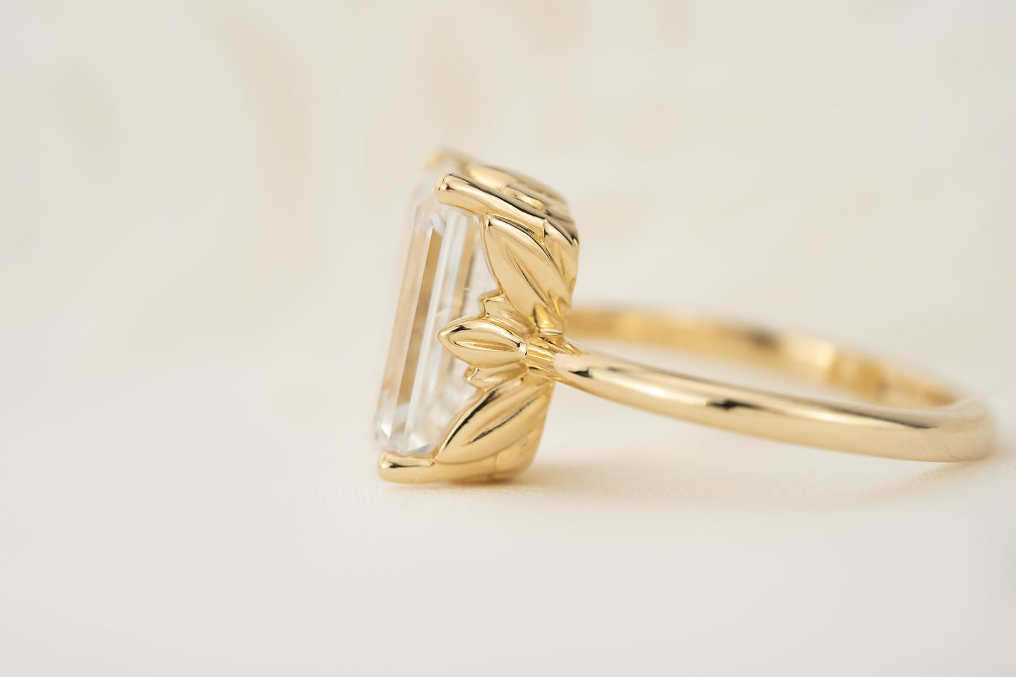 The Lilias Ring | 5.96 CT Emerald Cut Diamond