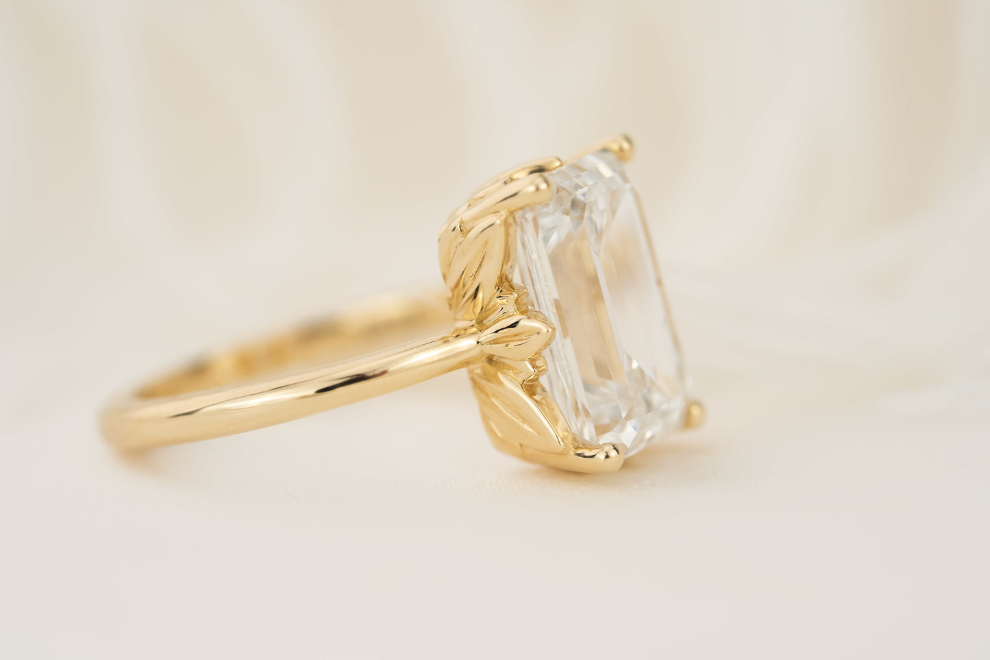 The Lilias Ring | 5.96 CT Emerald Cut Diamond