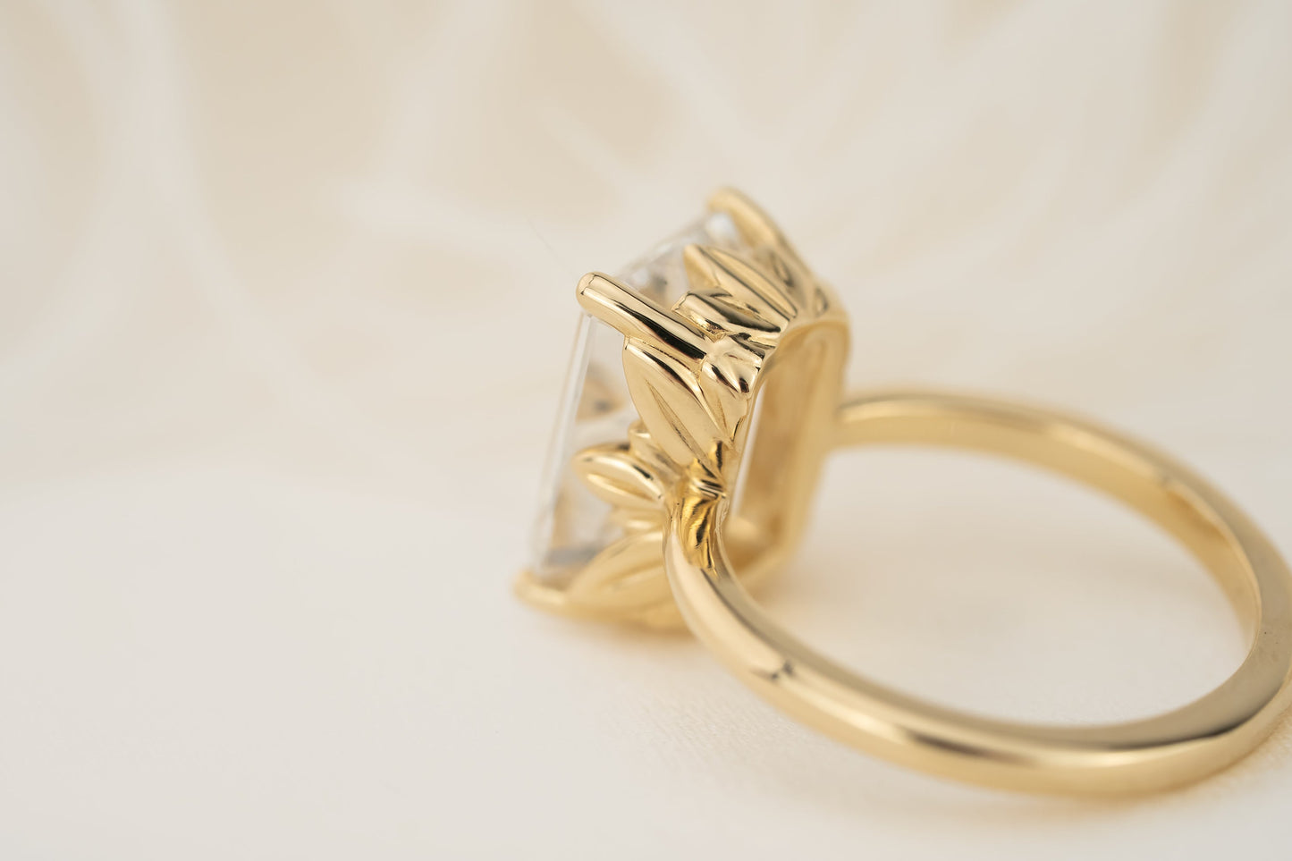 The Lilias Ring | 5.96 CT Emerald Cut Diamond