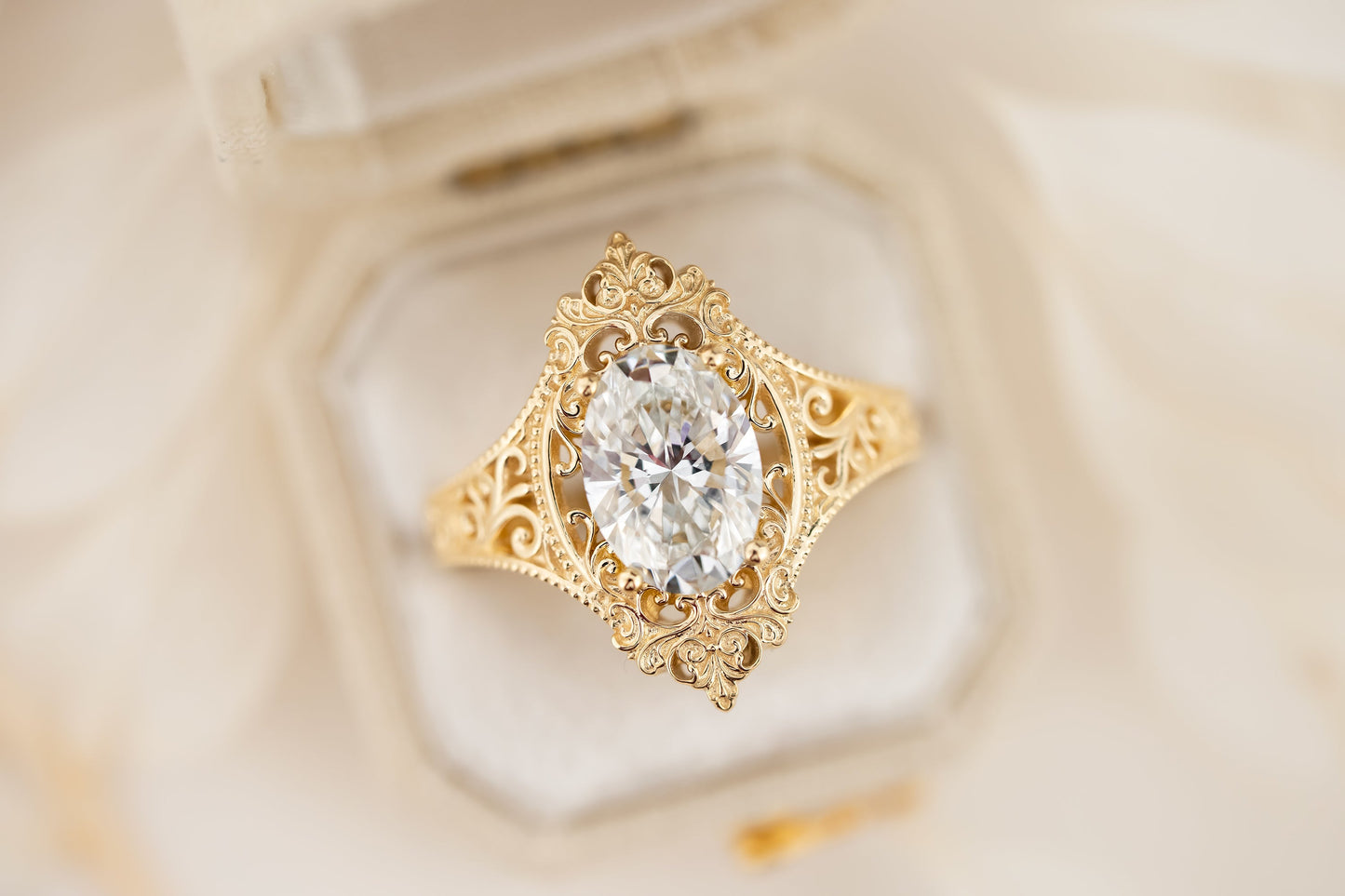 The Chantilly Ring | 2 CT Oval Diamond