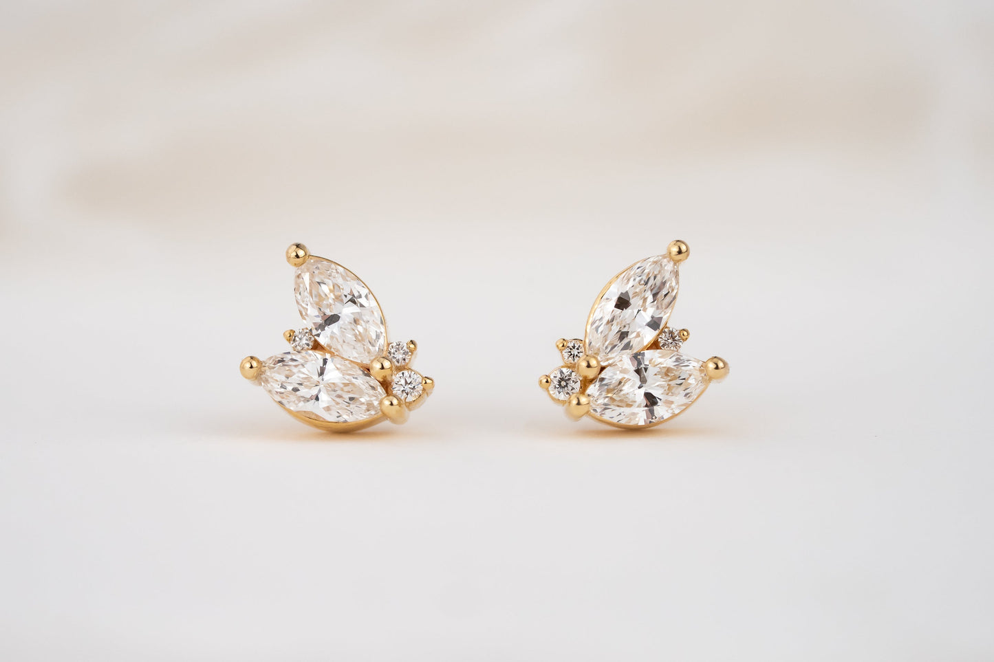 The Sprite Earrings | Diamond