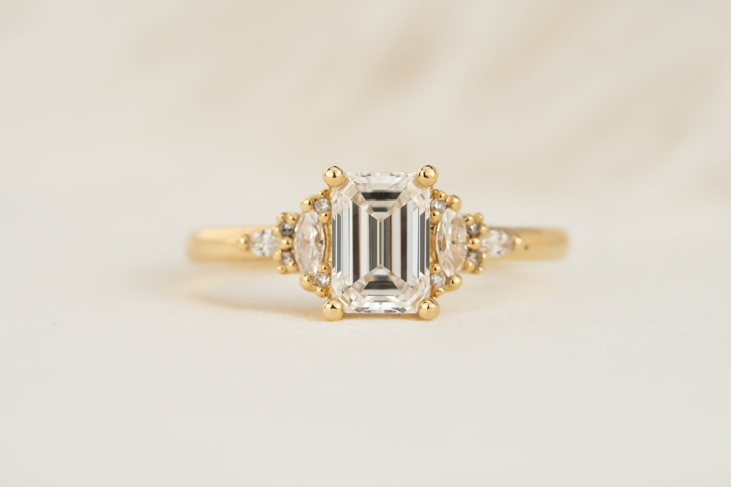 The Low Maeve Ring | 1 CT Emerald Cut Diamond