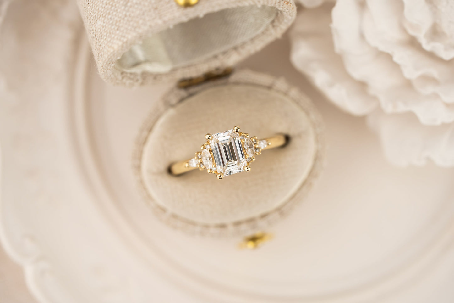 The Low Maeve Ring | 1 CT Emerald Cut Diamond