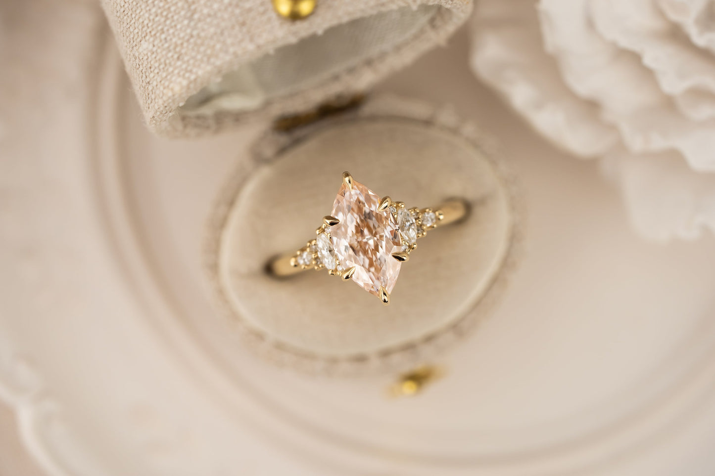 The Maeve Ring | 2.43 CT Marquise Pink Diamond