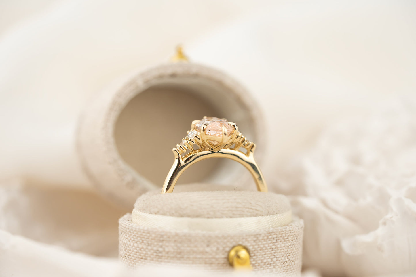 The Maeve Ring | 2.43 CT Marquise Pink Diamond