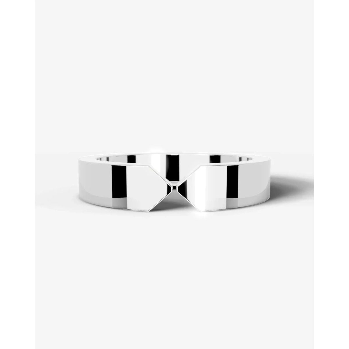 David Wedding Band Lab Grown Diamond Wedding Ring - White Gold