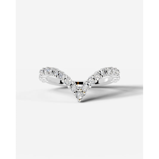 Dawn Lab Grown Round Diamond Wedding Ring - Platinum
