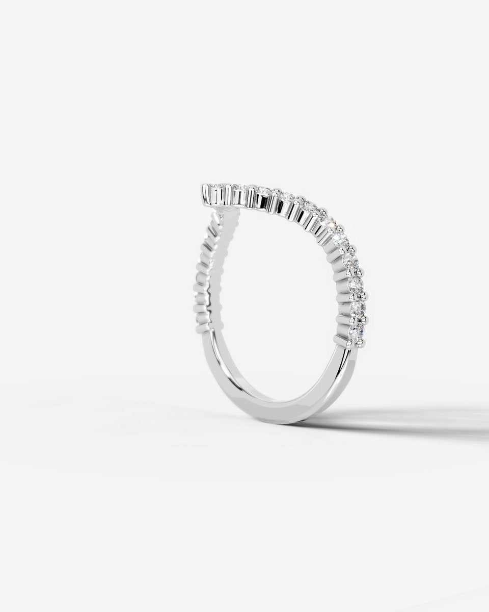 Dawn Lab Grown Round Diamond Wedding Ring - Platinum