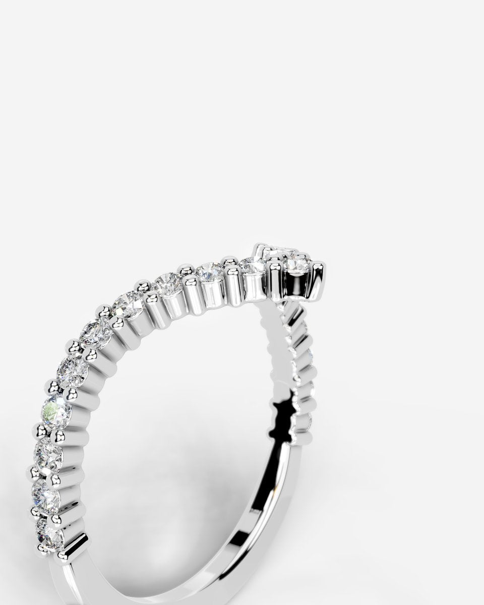 Dawn Lab Grown Round Diamond Wedding Ring - Platinum