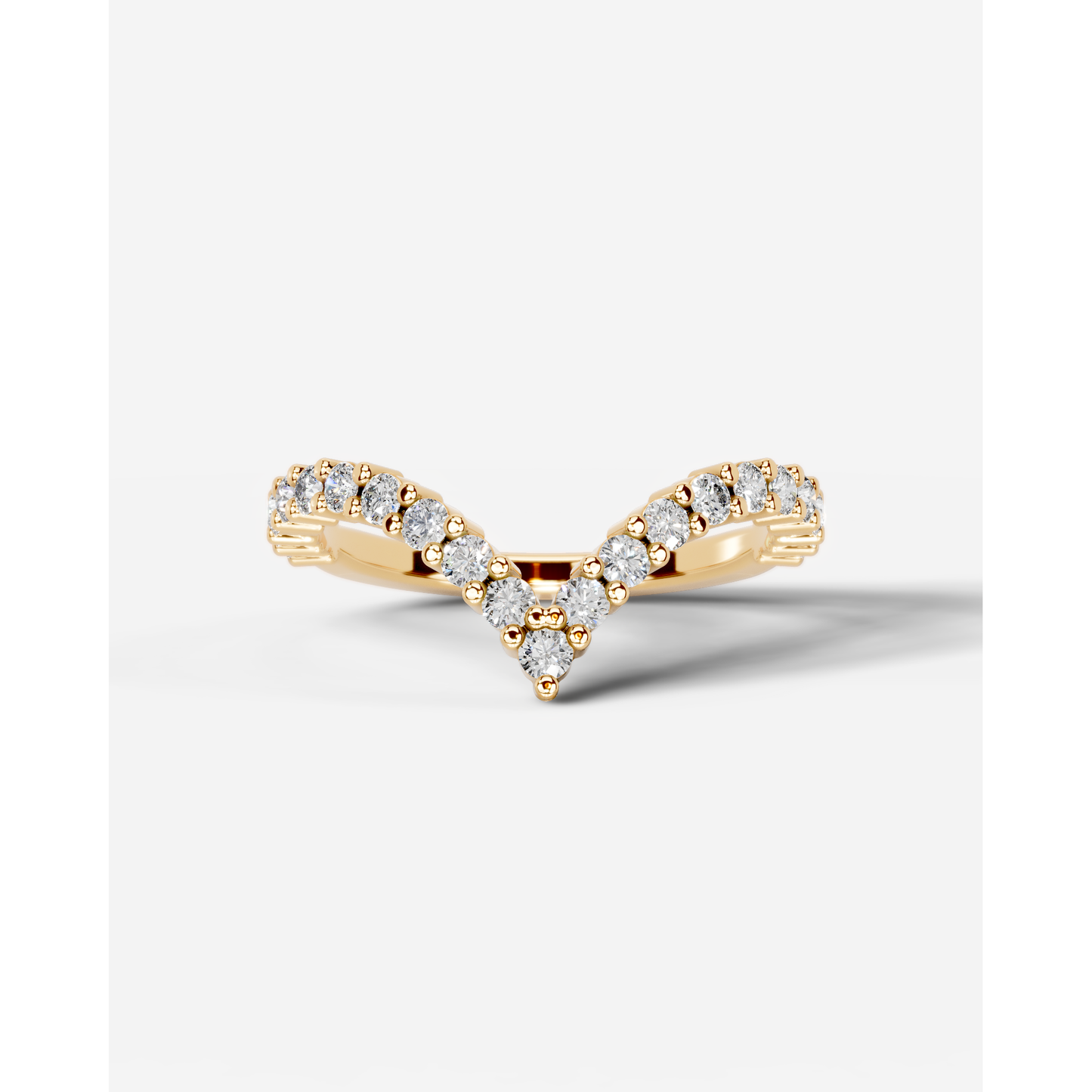 Dawn Lab Grown Round Diamond Wedding Ring - Yellow Gold - 18K - 4ct