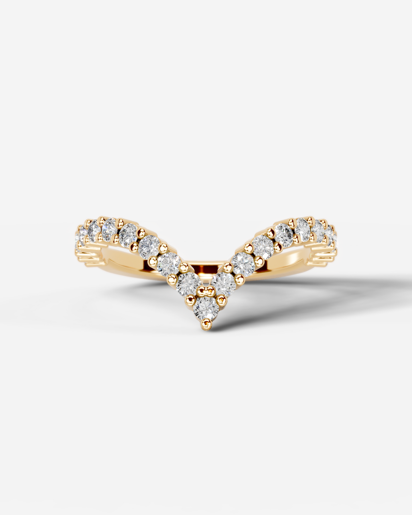 Dawn Lab Grown Round Diamond Wedding Ring - Yellow Gold - 18K - 6ct