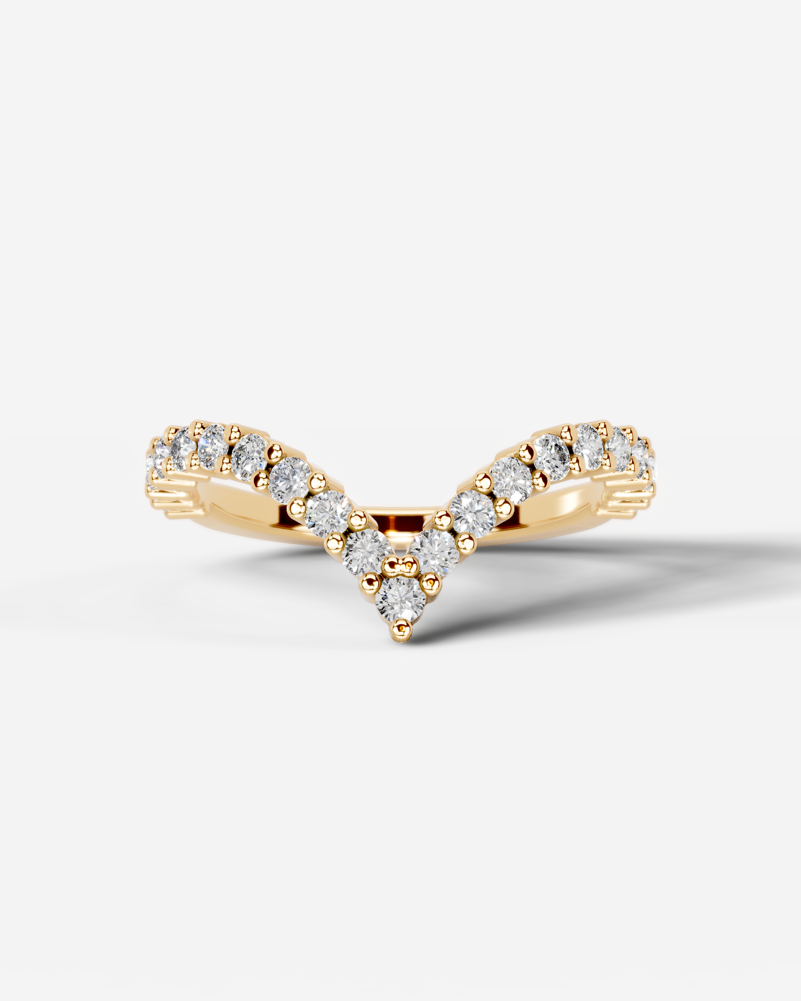 Dawn Lab Grown Round Diamond Wedding Ring - Yellow Gold - 18K - 6ct