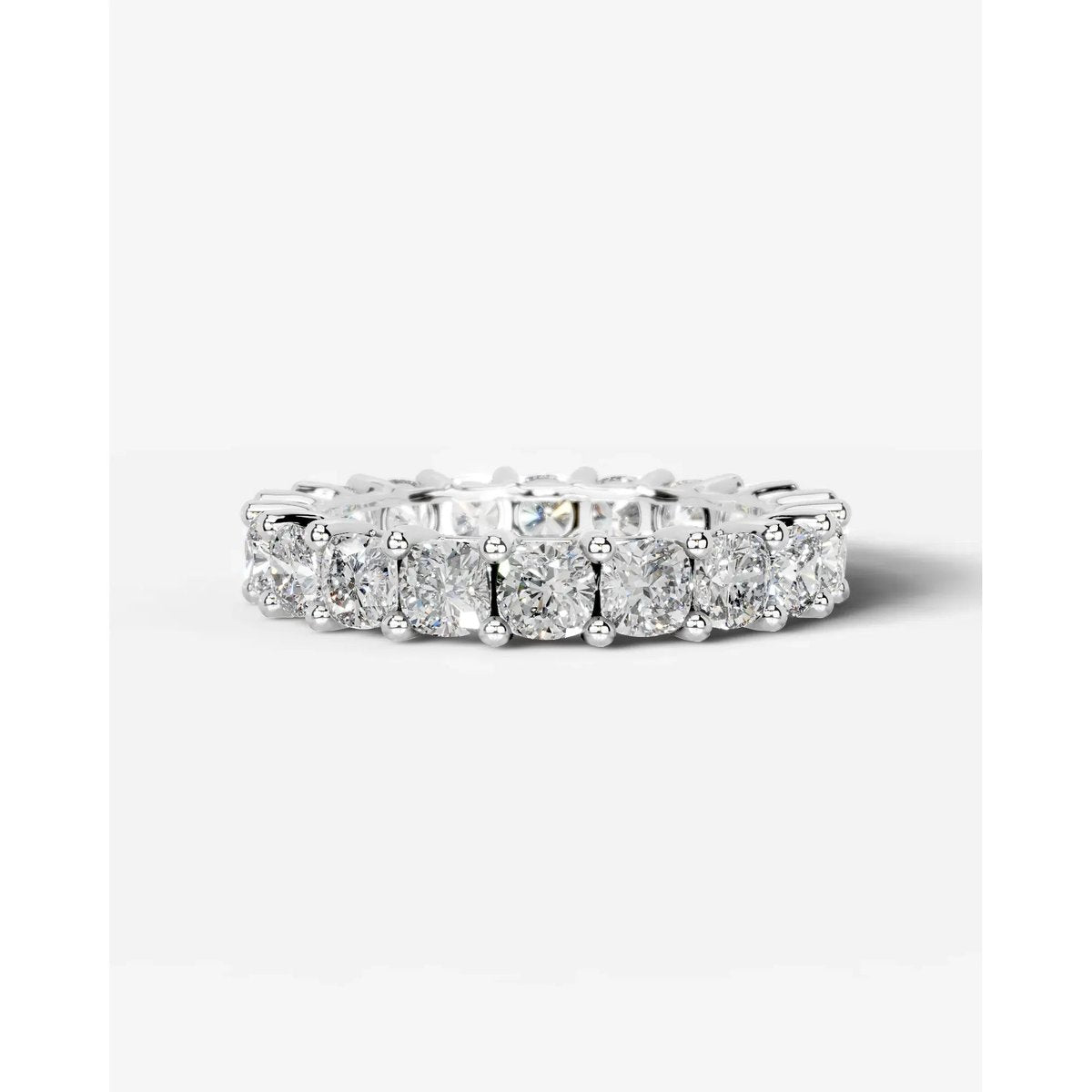 Dianna Lab Grown Cushion Diamond Wedding Ring - Platinum