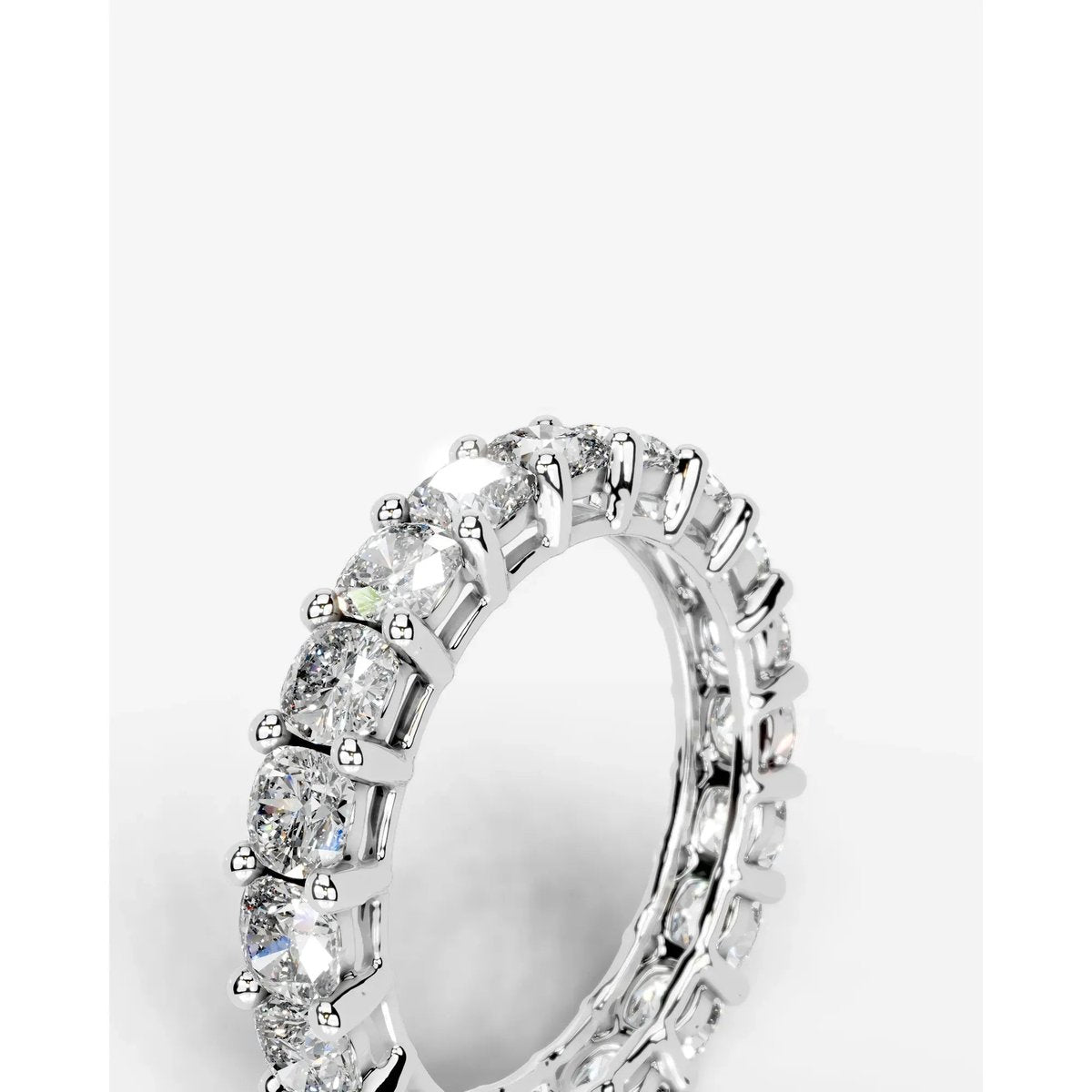 Dianna Lab Grown Cushion Diamond Wedding Ring - Platinum