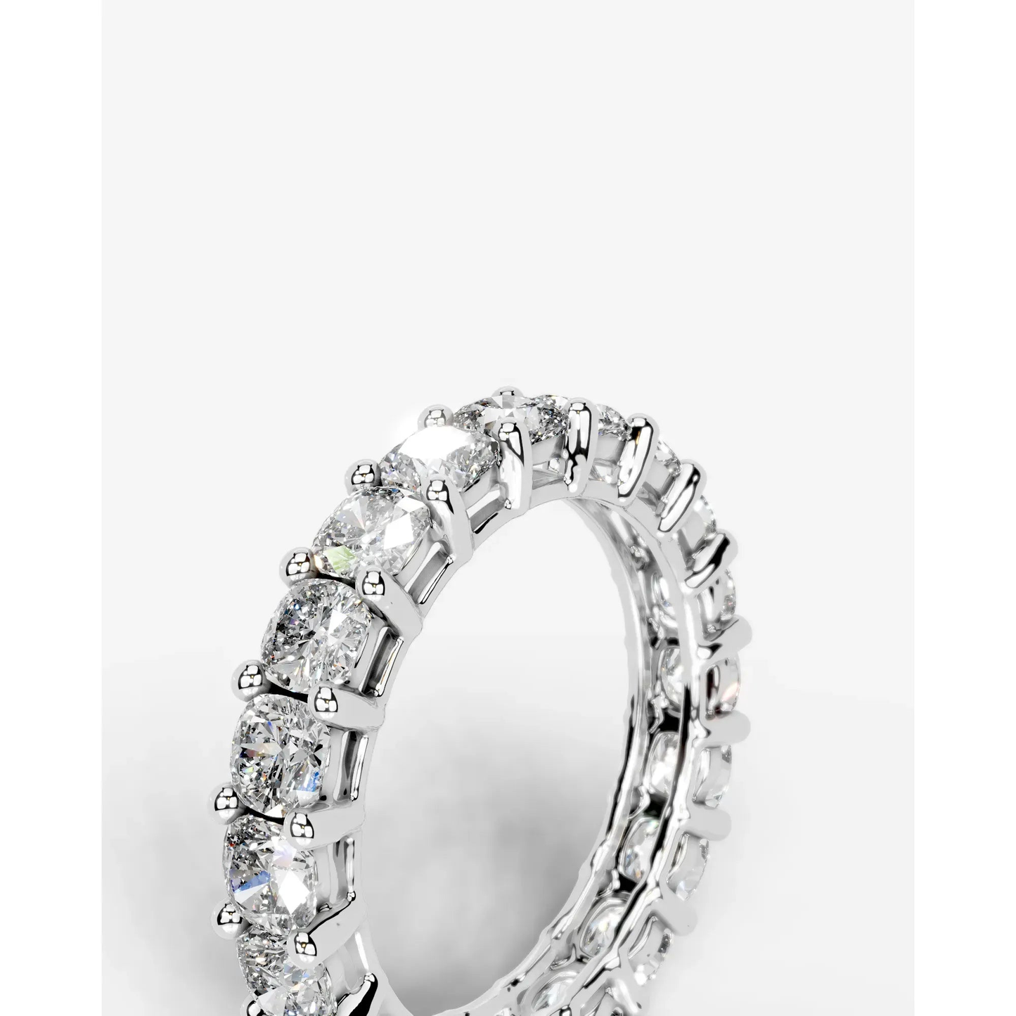 Dianna Lab Grown Cushion Diamond Wedding Ring - Platinum - 5ct