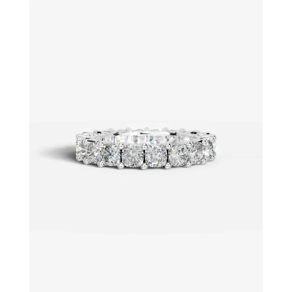 Dianna Lab Grown Cushion Diamond Wedding Ring - Platinum