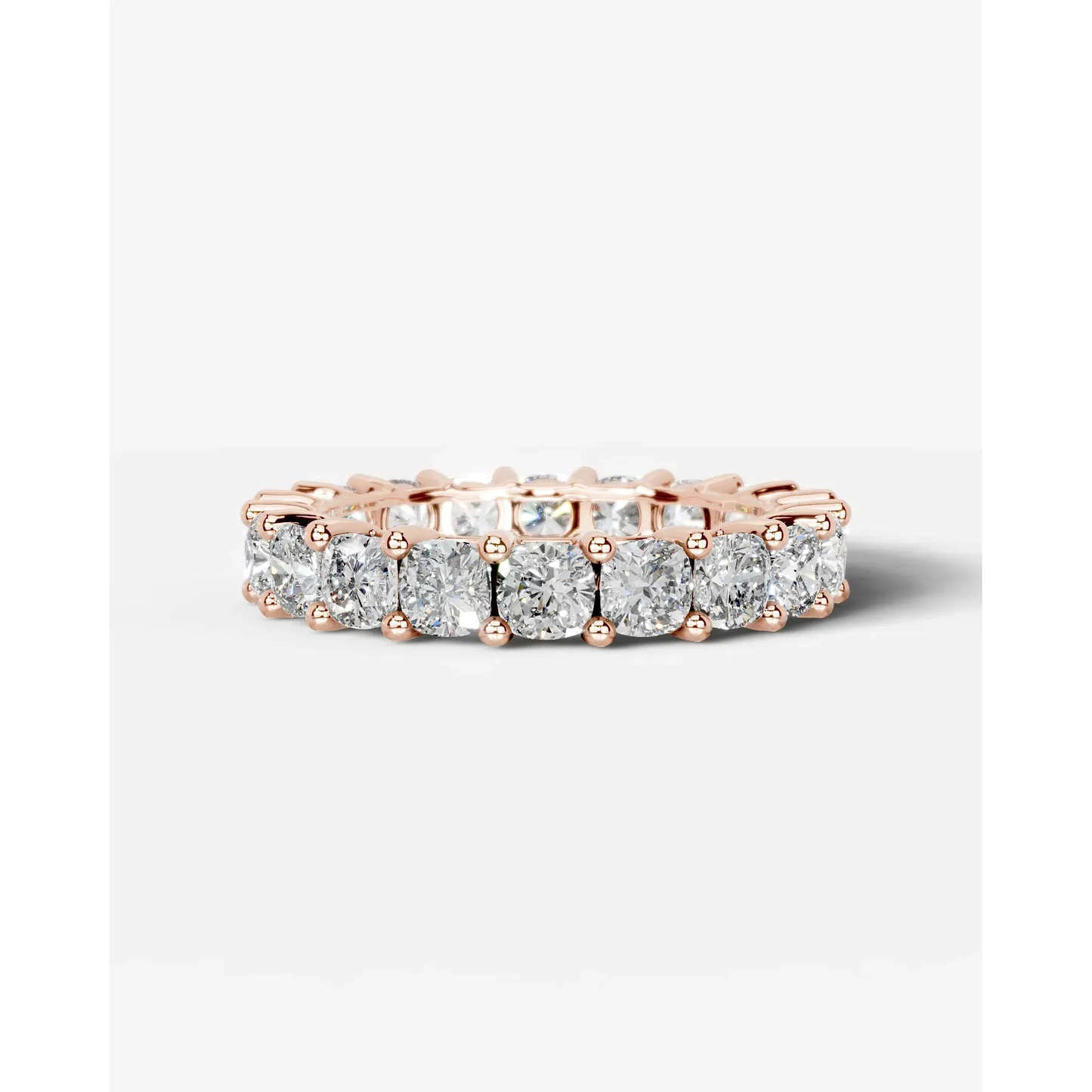 Dianna Lab Grown Cushion Diamond Wedding Ring - Rose Gold - 18K - 6ct