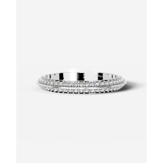 Eliana Lab Grown Round Diamond Wedding Ring - Platinum