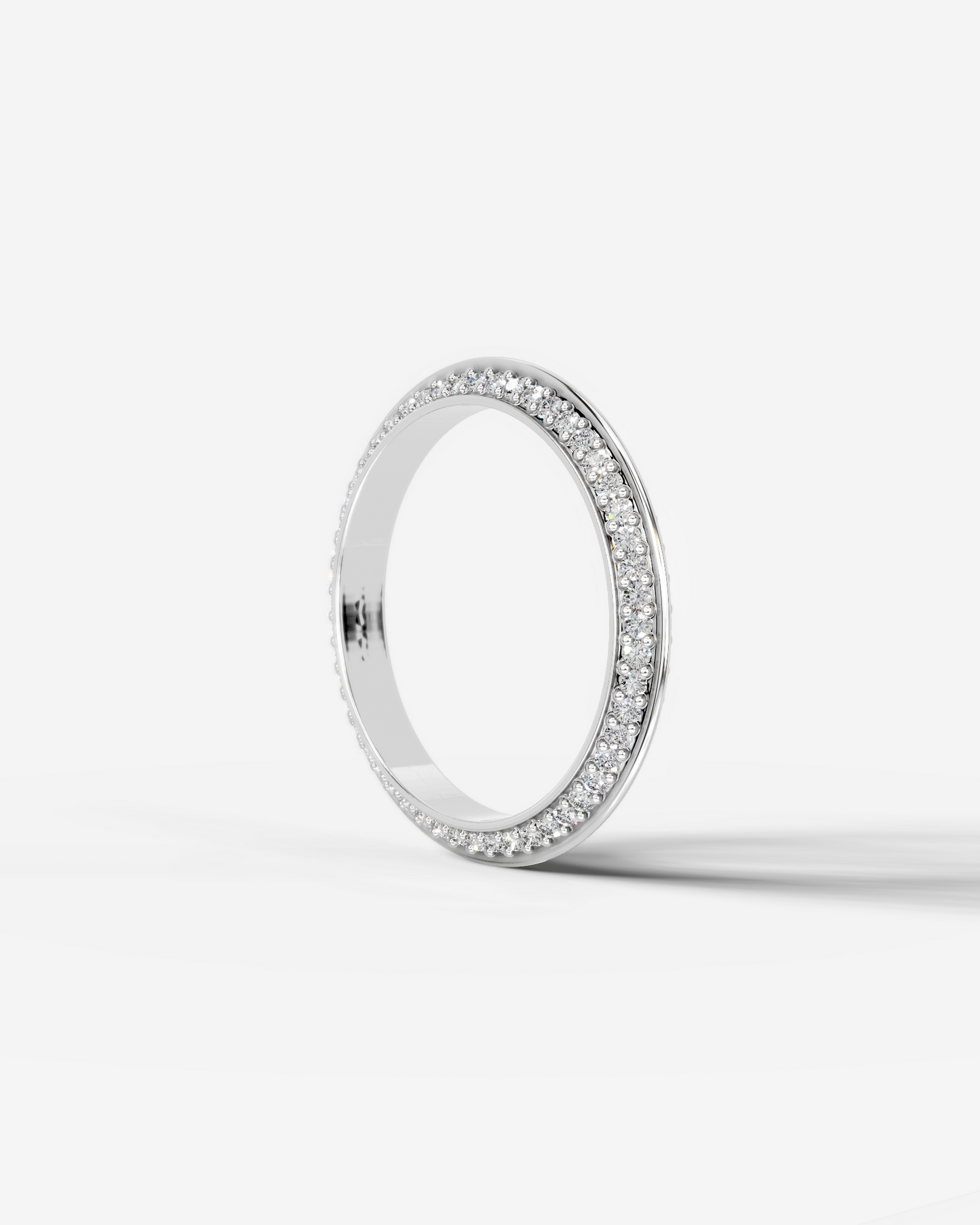 Eliana Lab Grown Round Diamond Wedding Ring - Platinum - 4ct