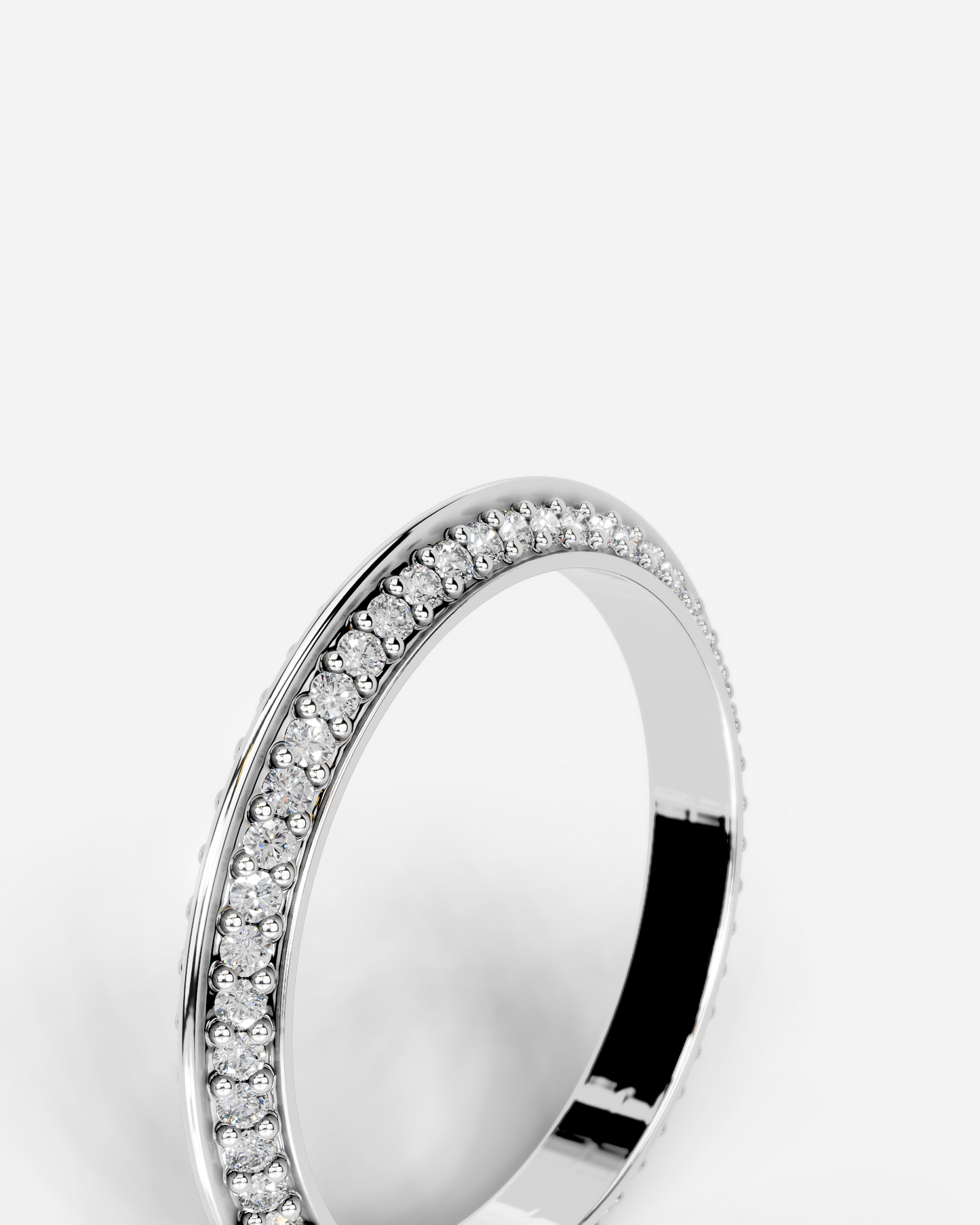 Eliana Lab Grown Round Diamond Wedding Ring - White Gold - 14K - 6ct