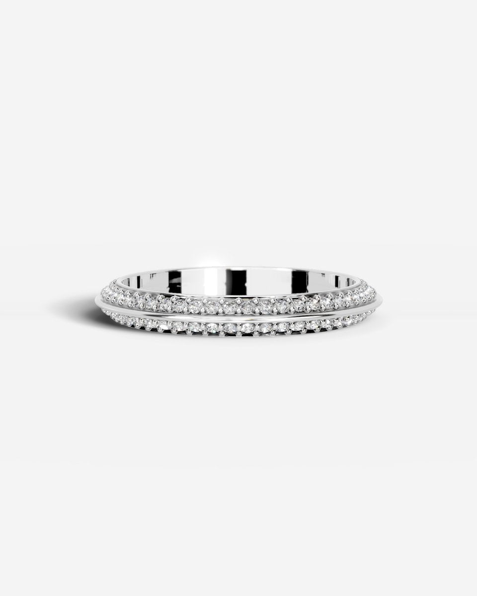 Eliana Lab Grown Round Diamond Wedding Ring - Platinum