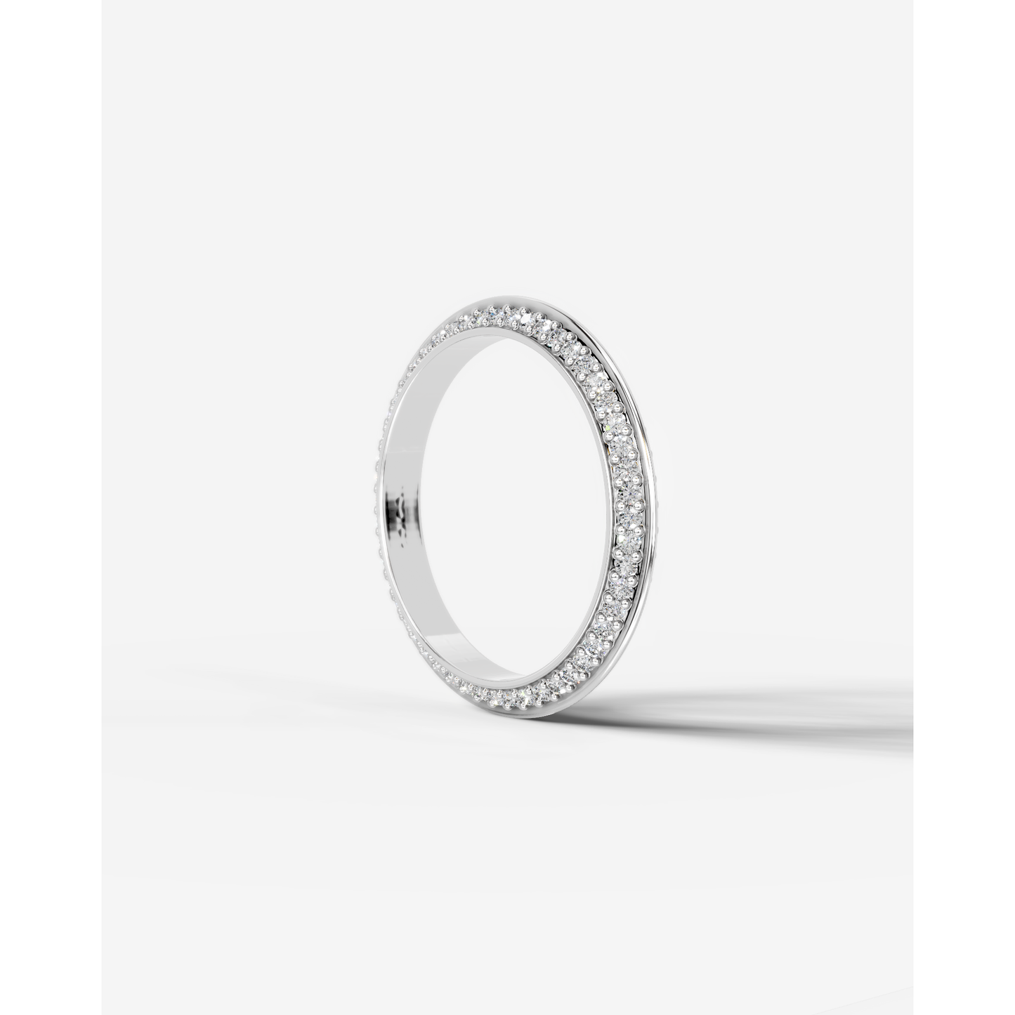 Eliana Lab Grown Round Diamond Wedding Ring - White Gold - 18K - 6ct