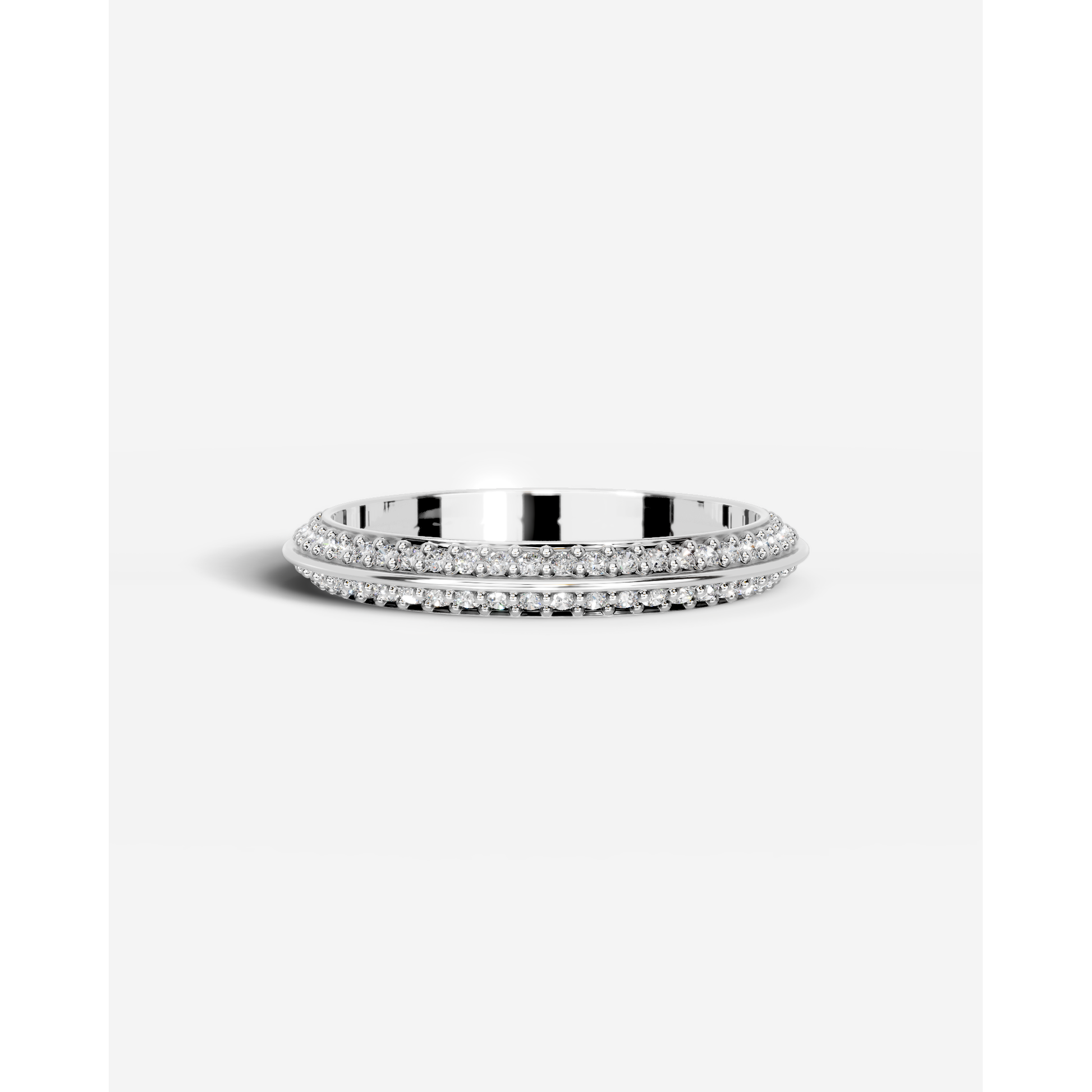 Eliana Lab Grown Round Diamond Wedding Ring - White Gold - 18K - 2ct