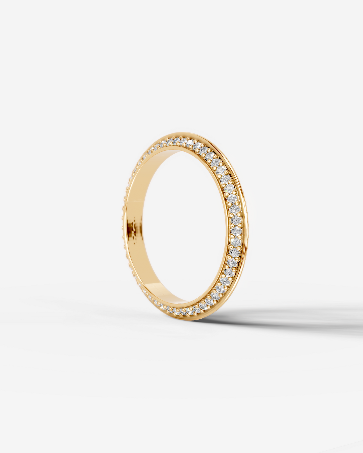 Eliana Lab Grown Round Diamond Wedding Ring - Yellow Gold - 18K - 6ct