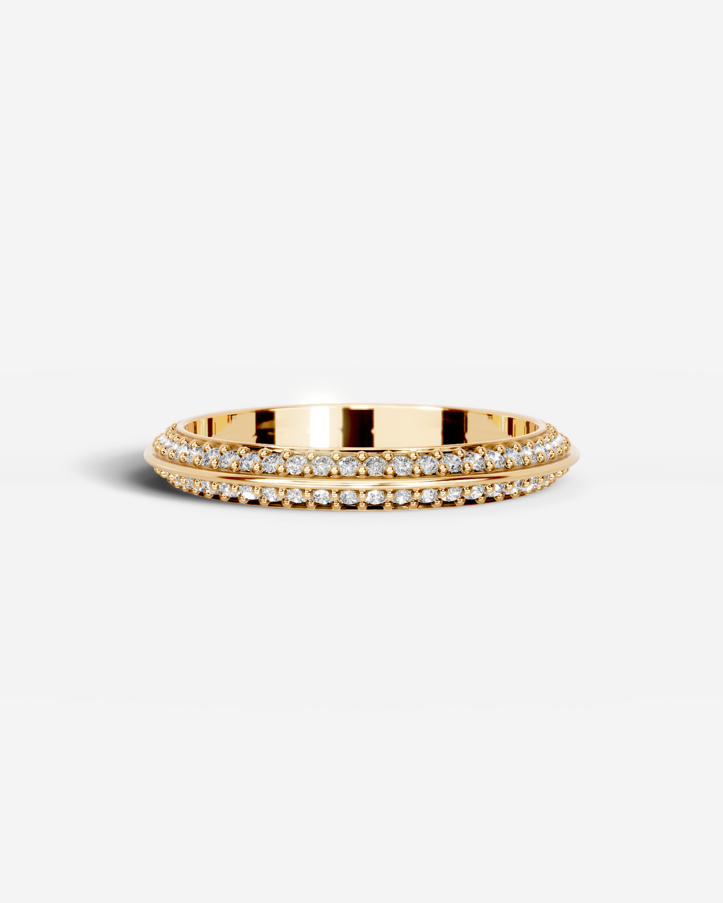 Eliana Lab Grown Round Diamond Wedding Ring - Yellow Gold - 18K - 2ct