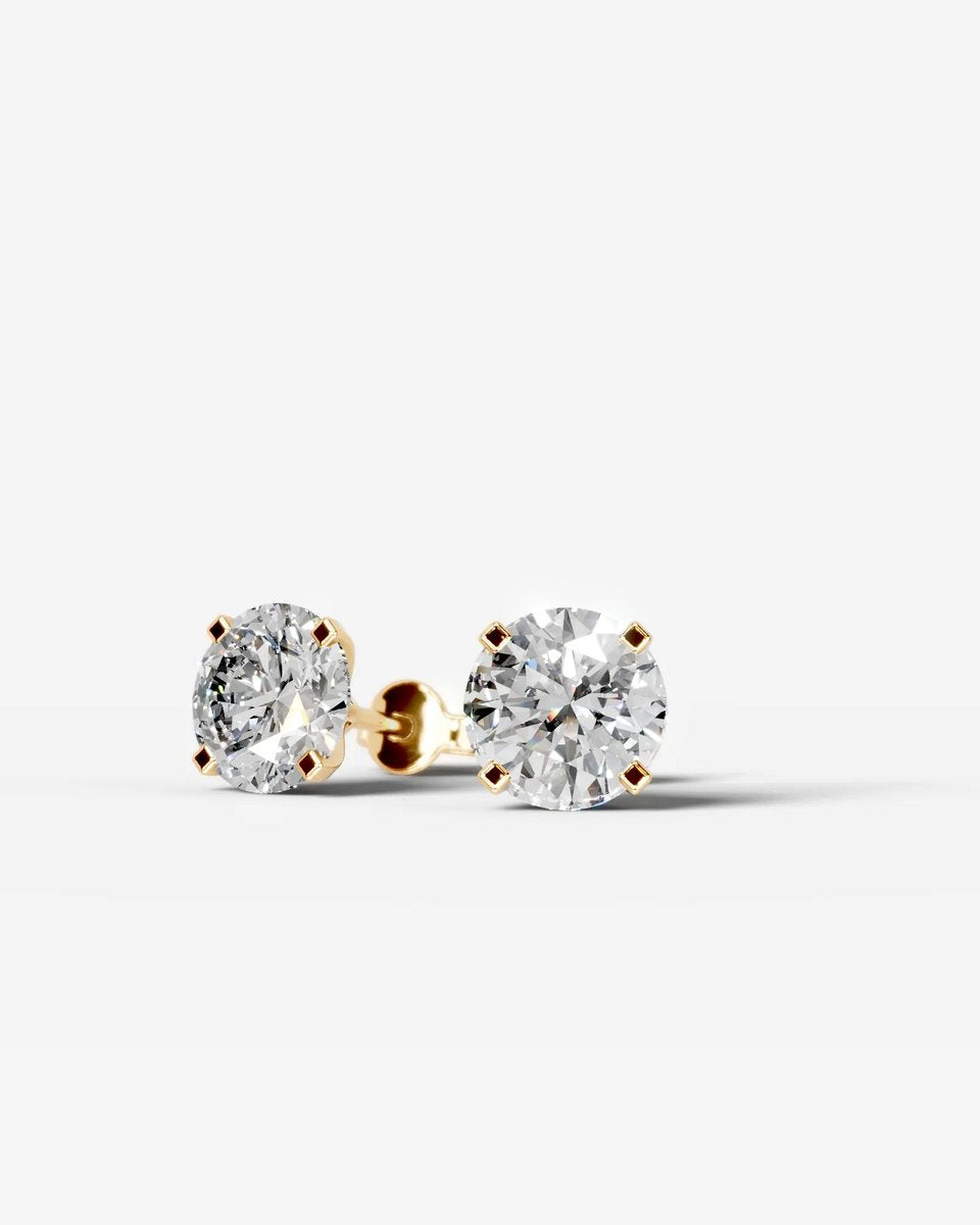 Eliana Lab Grown Round Diamond Wedding Ring - Yellow Gold
