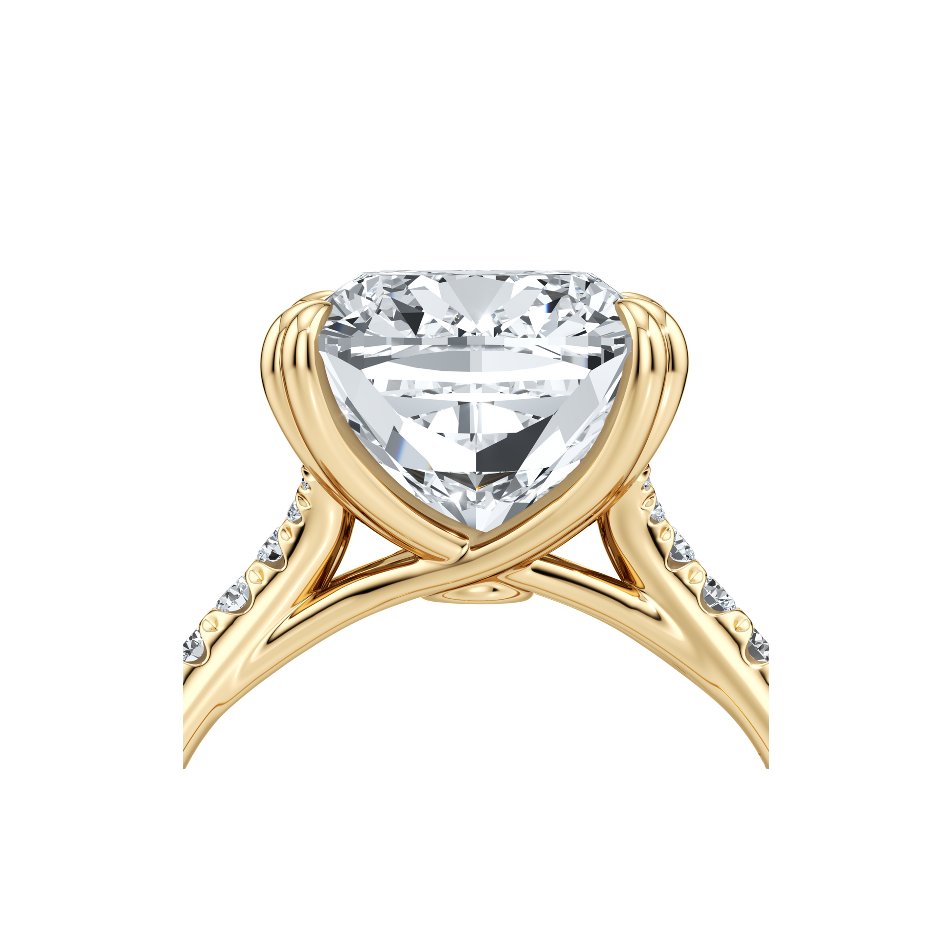 Lara Jewels High Jewellry High Jewelry | Elle East-West Oval Solitaire Lab Diamond Engagement Ring - Oval - 18k Yellow Gold - Lifestyle View