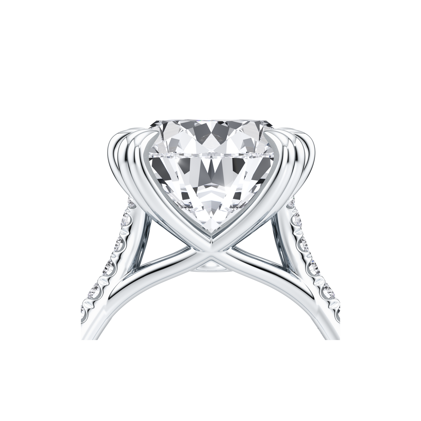 Lara Jewels High Jewellry High Jewelry | Elle Pear Solitaire Lab Diamond Engagement Ring - Pear - 18k White Gold - Lifestyle View