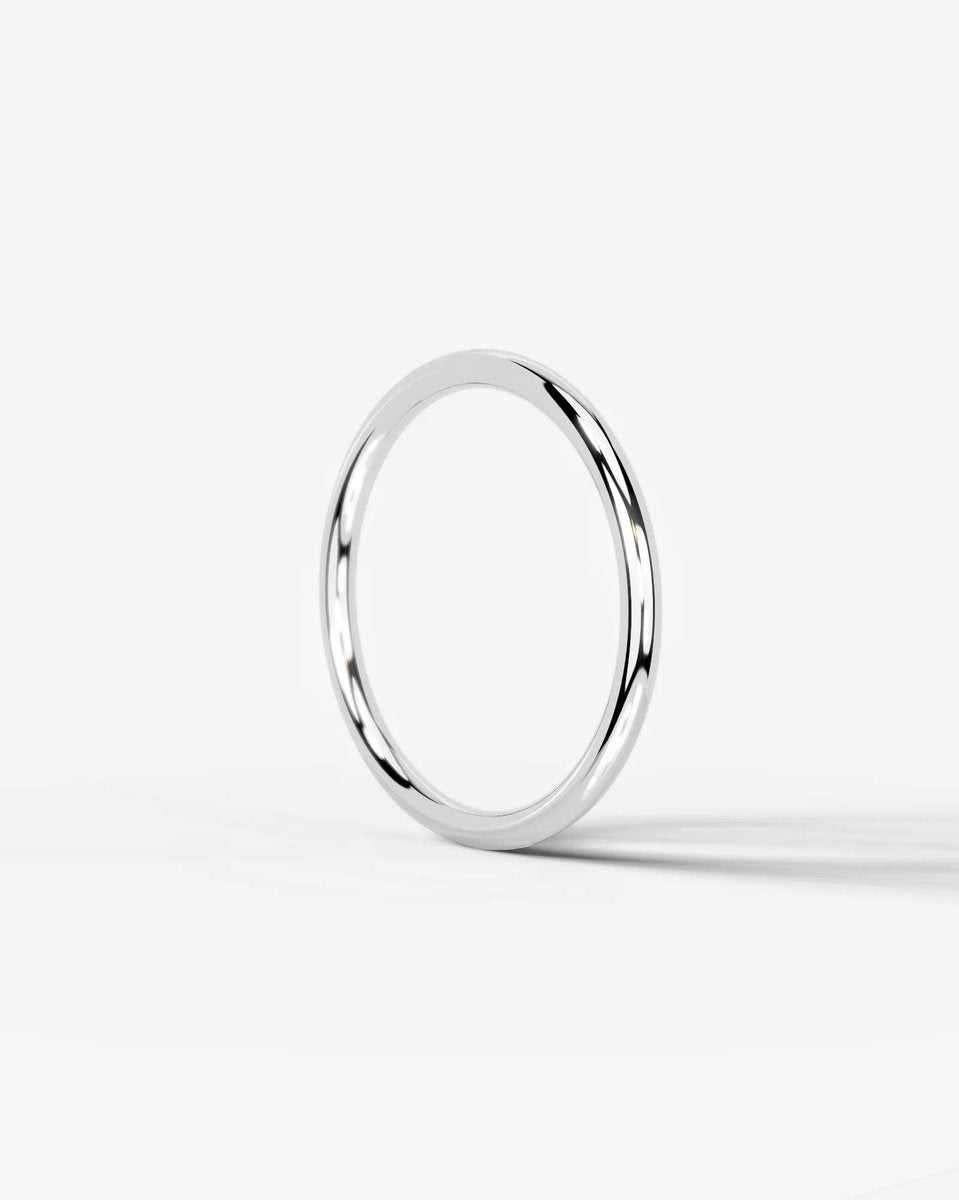 Eloise Wedding Band Lab Grown Diamond Wedding Ring - White Gold