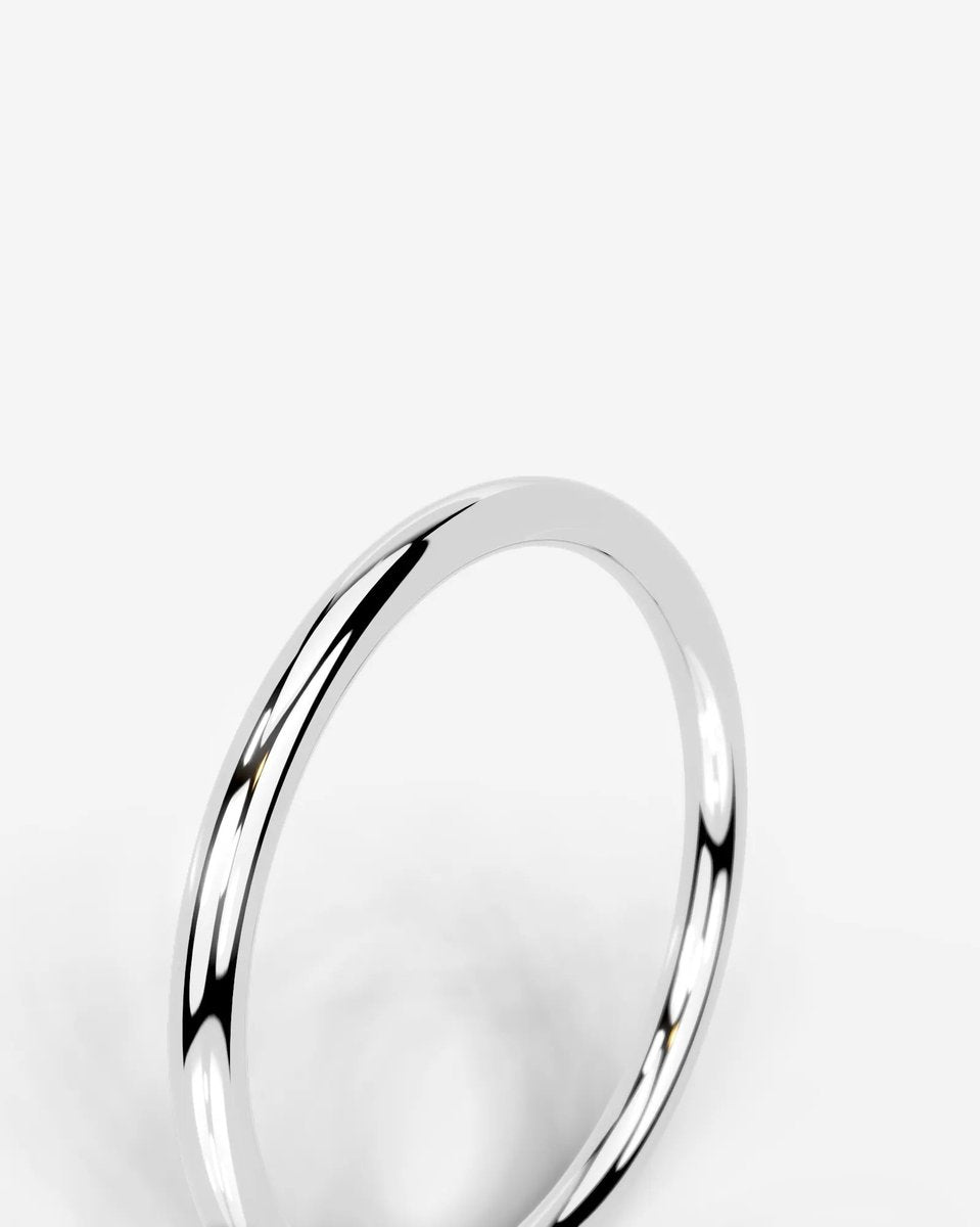 Eloise Wedding Band Lab Grown Diamond Wedding Ring - White Gold